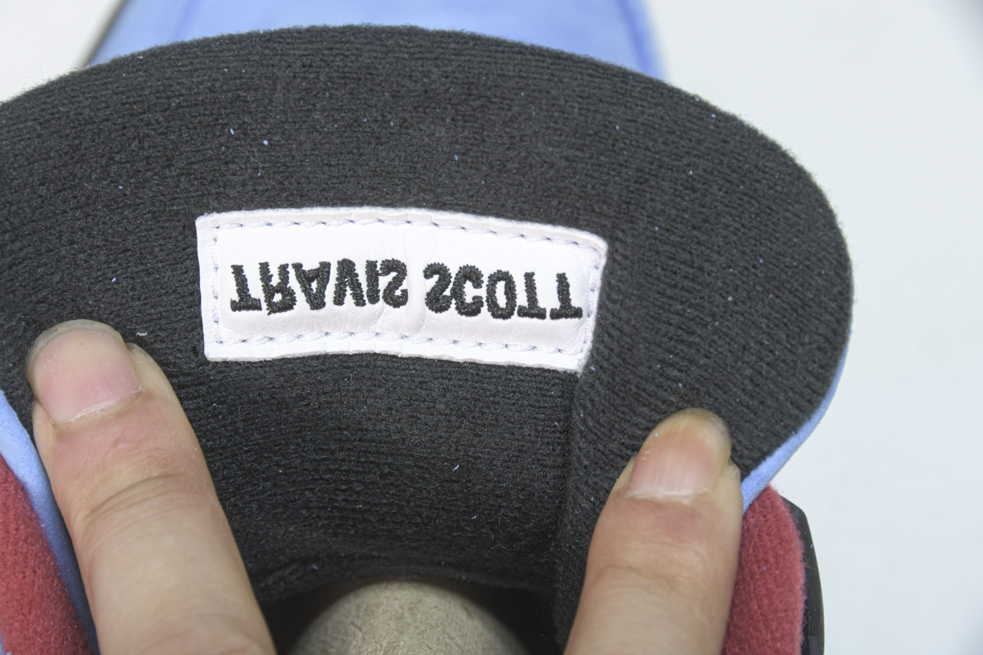 纯原Air Jordan 4 x Travis Scott AJ4 TS联名蓝麂皮 -406 #YZ01