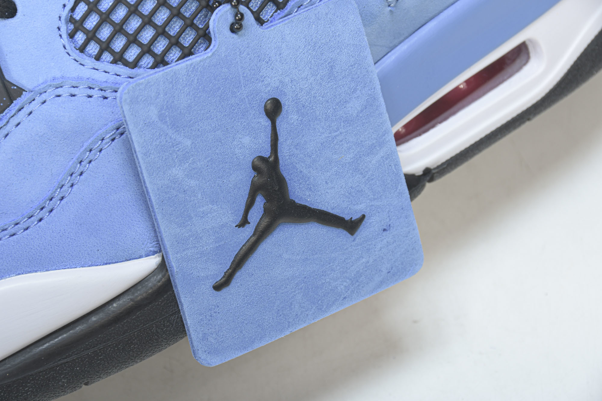 纯原Air Jordan 4 x Travis Scott AJ4 TS联名蓝麂皮 -406 #YZ01