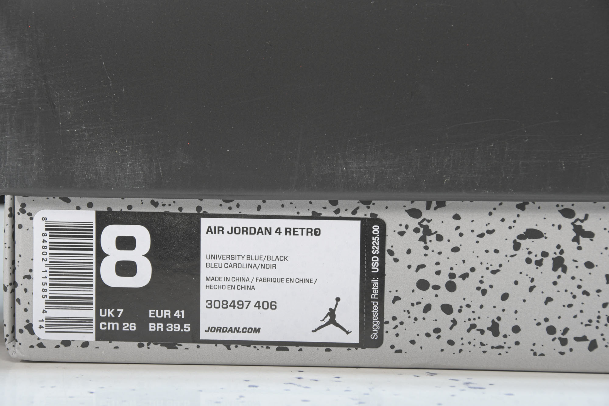 纯原Air Jordan 4 x Travis Scott AJ4 TS联名蓝麂皮 -406 #YZ01