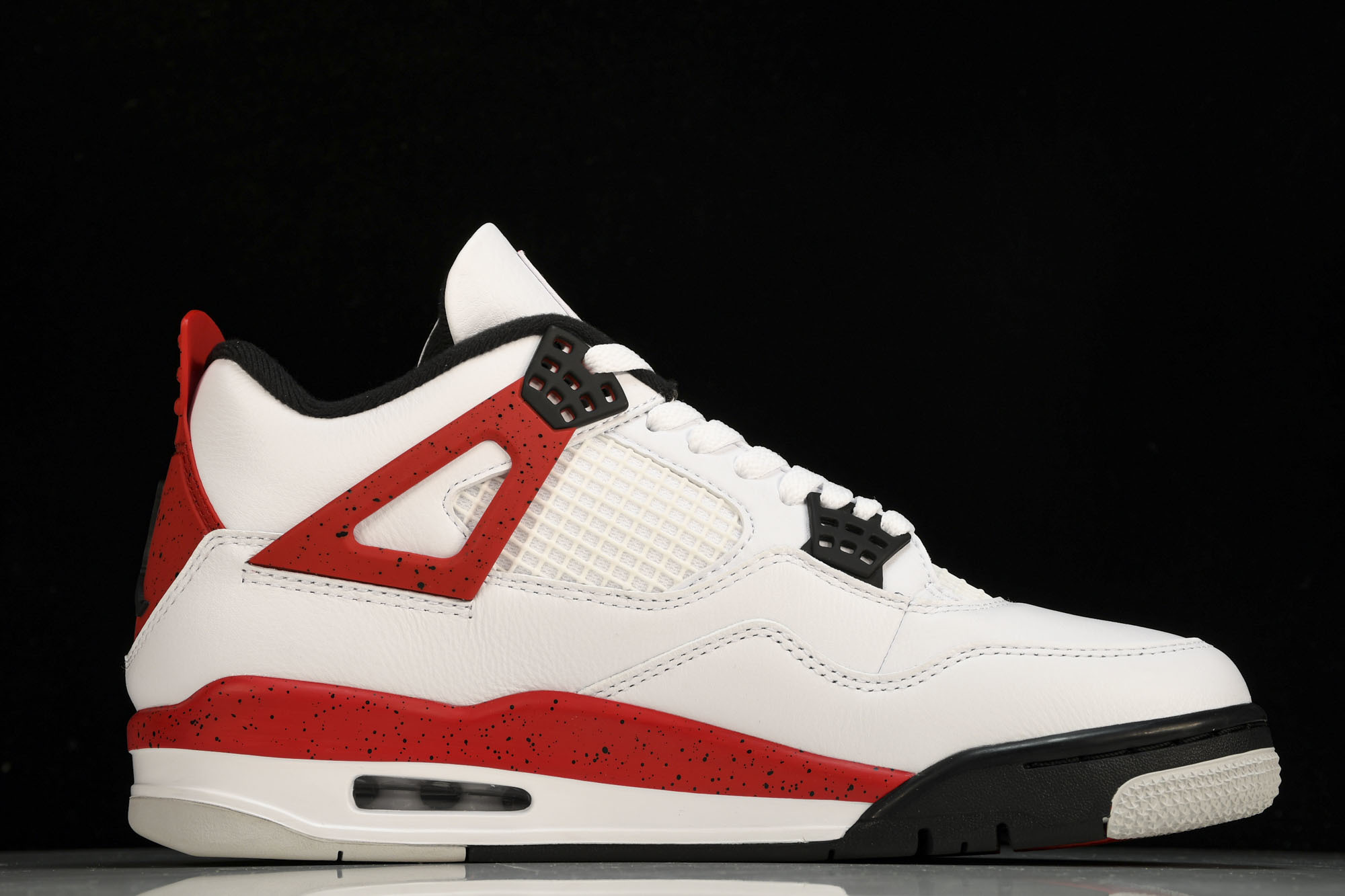 纯原Air Jordan 4“Neutral Grey”白黑红 DH6927-161 #YZ015✦原楦