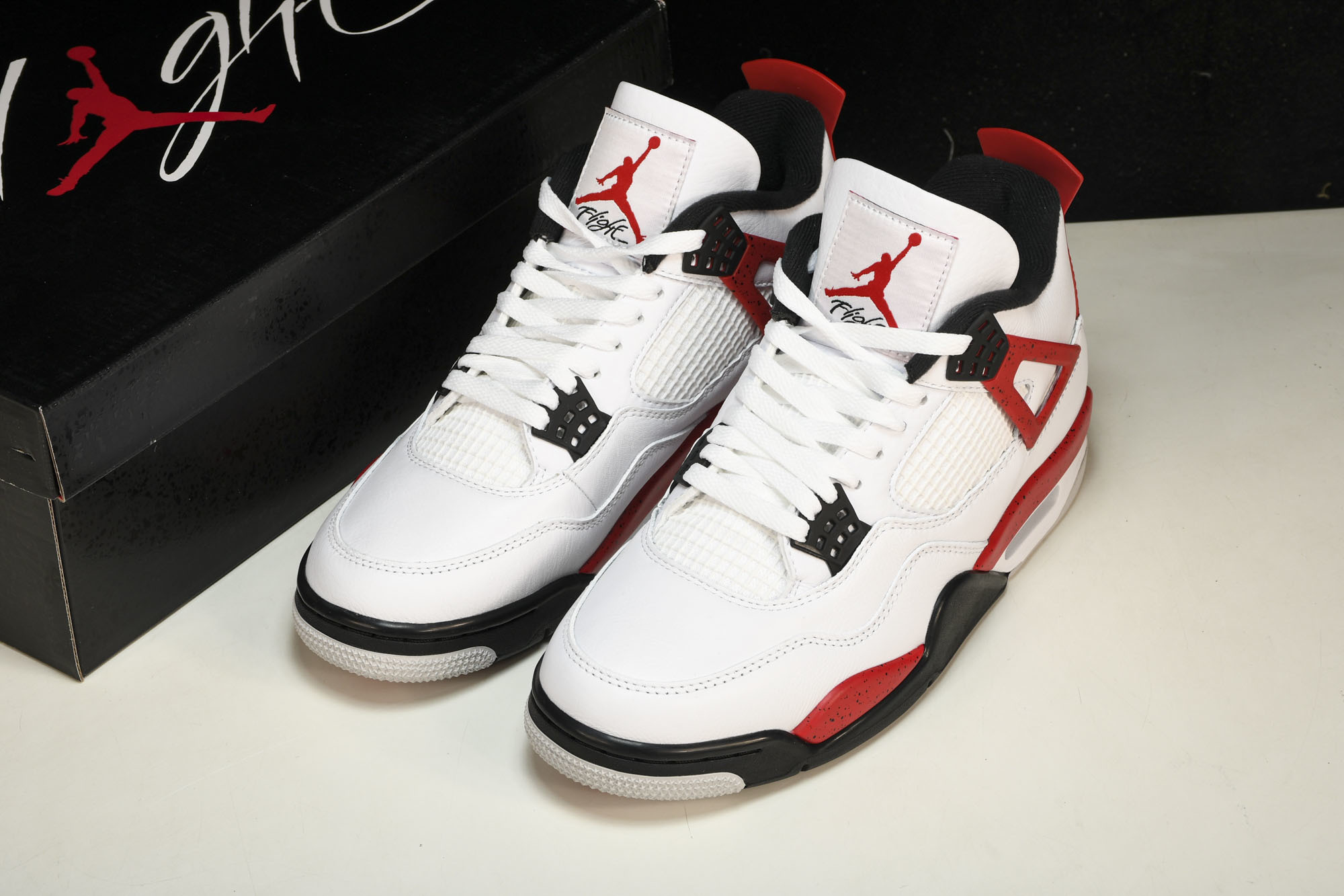 纯原Air Jordan 4“Neutral Grey”白黑红 DH6927-161 #YZ015✦原楦