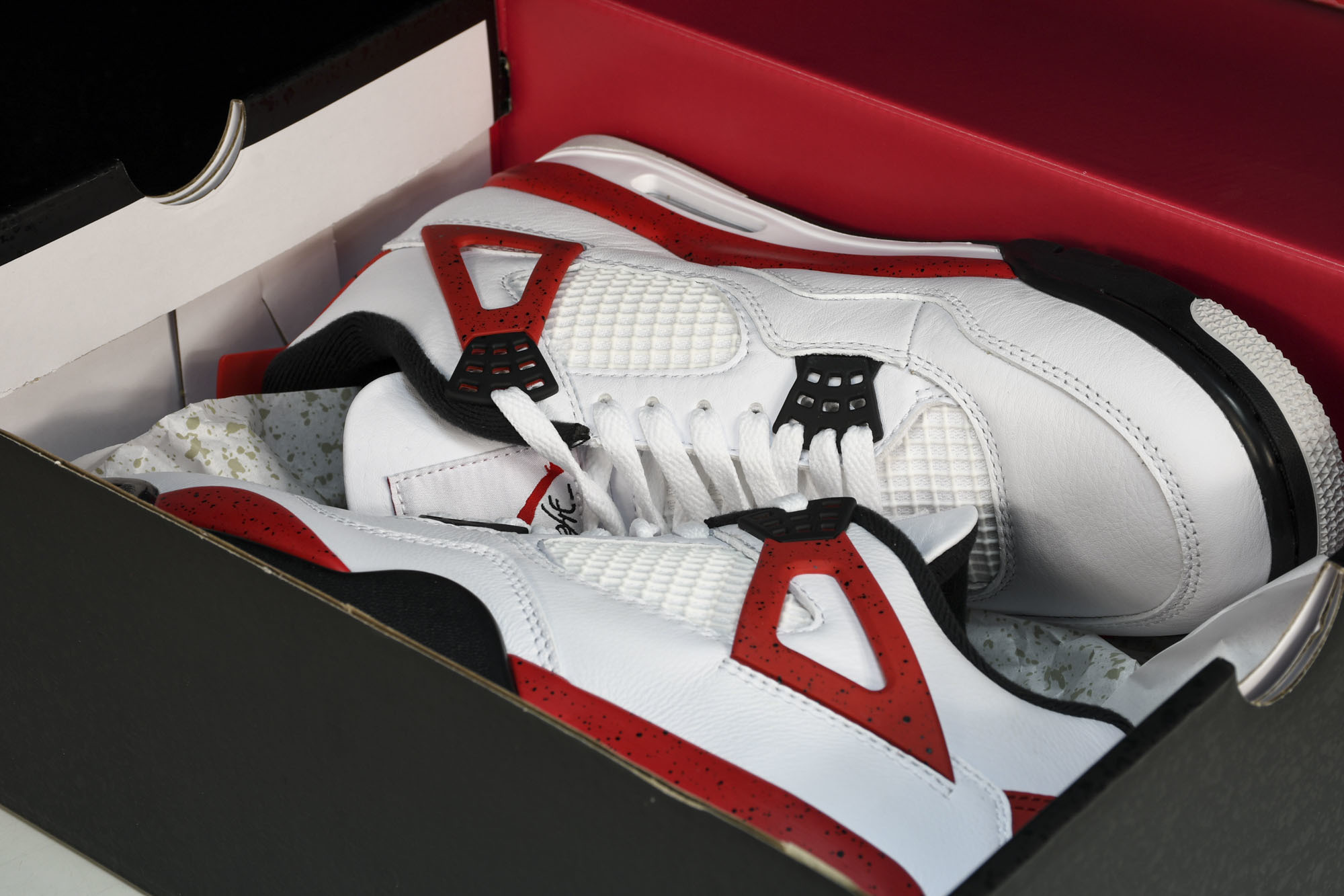 纯原Air Jordan 4“Neutral Grey”白黑红 DH6927-161 #YZ015✦原楦