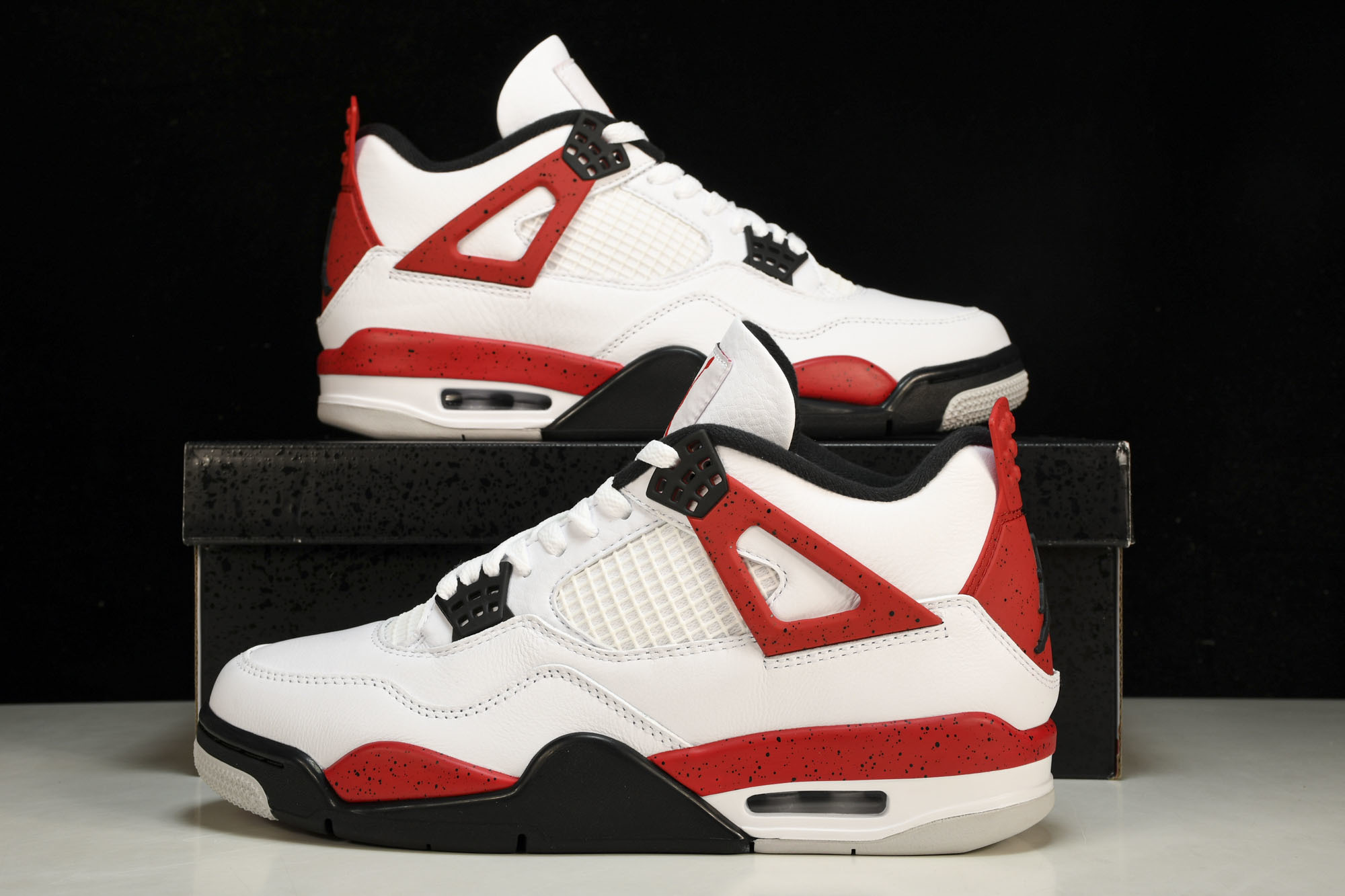 纯原Air Jordan 4“Neutral Grey”白黑红 DH6927-161 #YZ015✦原楦