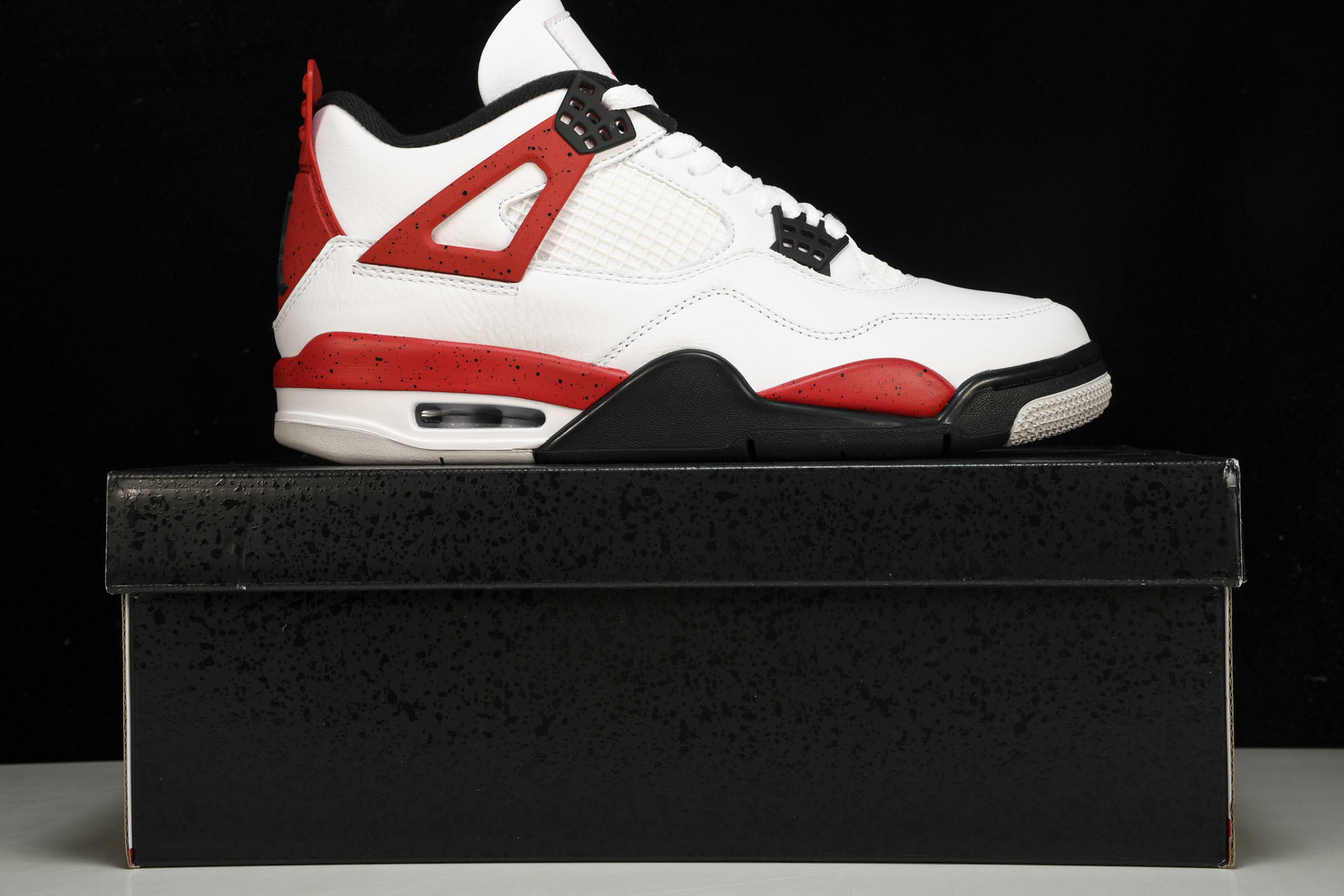 纯原Air Jordan 4“Neutral Grey”白黑红 DH6927-161 #YZ015✦原楦