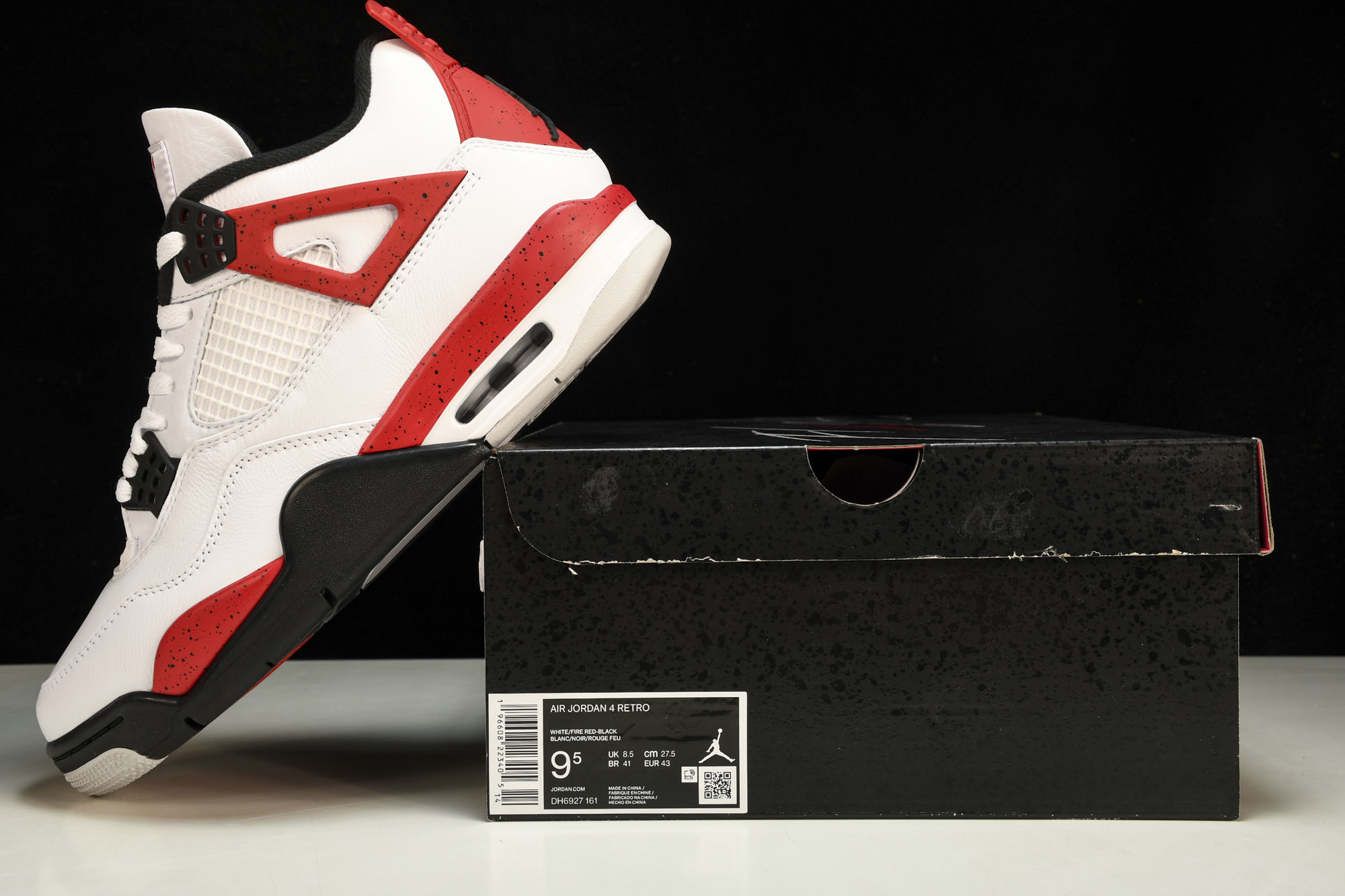 纯原Air Jordan 4“Neutral Grey”白黑红 DH6927-161 #YZ015✦原楦