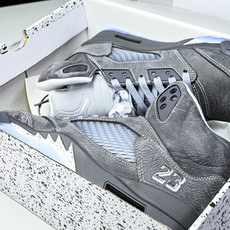 纯原Air Jordan 5 _Wolf Grey_ AJ5 乔5狼灰 DD0587-002 #YZ01 纯原Air Jordan 5 _Wolf Grey_ AJ5 乔5狼灰 DD0587-002 #YZ01