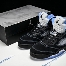 纯原Air Jordan 5 Retro _Black University Blue_ AJ5 乔5大 纯原Air Jordan 5 Retro _Black University Blue_ AJ5 乔5大