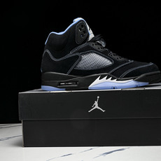 纯原Air Jordan 5 Retro _Black University Blue_ AJ5 乔5大 纯原Air Jordan 5 Retro _Black University Blue_ AJ5 乔5大