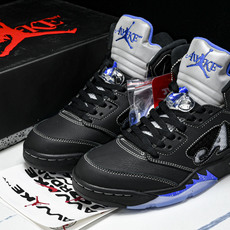 纯原Awake NY x Air Jordan 5 联名款黑蓝 DV4982-004 #YZ015✦原楦 纯原Awake NY x Air Jordan 5 联名款黑蓝 DV4982-004 #YZ015✦原楦