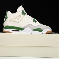纯原NK SB x Air Jordan 4“Pine Green”AJ SB联名 白绿 DR5415- 纯原NK SB x Air Jordan 4“Pine Green”AJ SB联名 白绿 DR5415-
