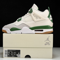 纯原NK SB x Air Jordan 4“Pine Green”AJ SB联名 白绿 DR5415- 纯原NK SB x Air Jordan 4“Pine Green”AJ SB联名 白绿 DR5415-