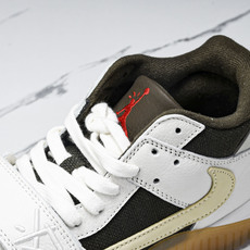 纯原Travis Scott x Joran Executive The Check 倒钩低帮 摩卡 F 纯原Travis Scott x Joran Executive The Check 倒钩低帮 摩卡 F