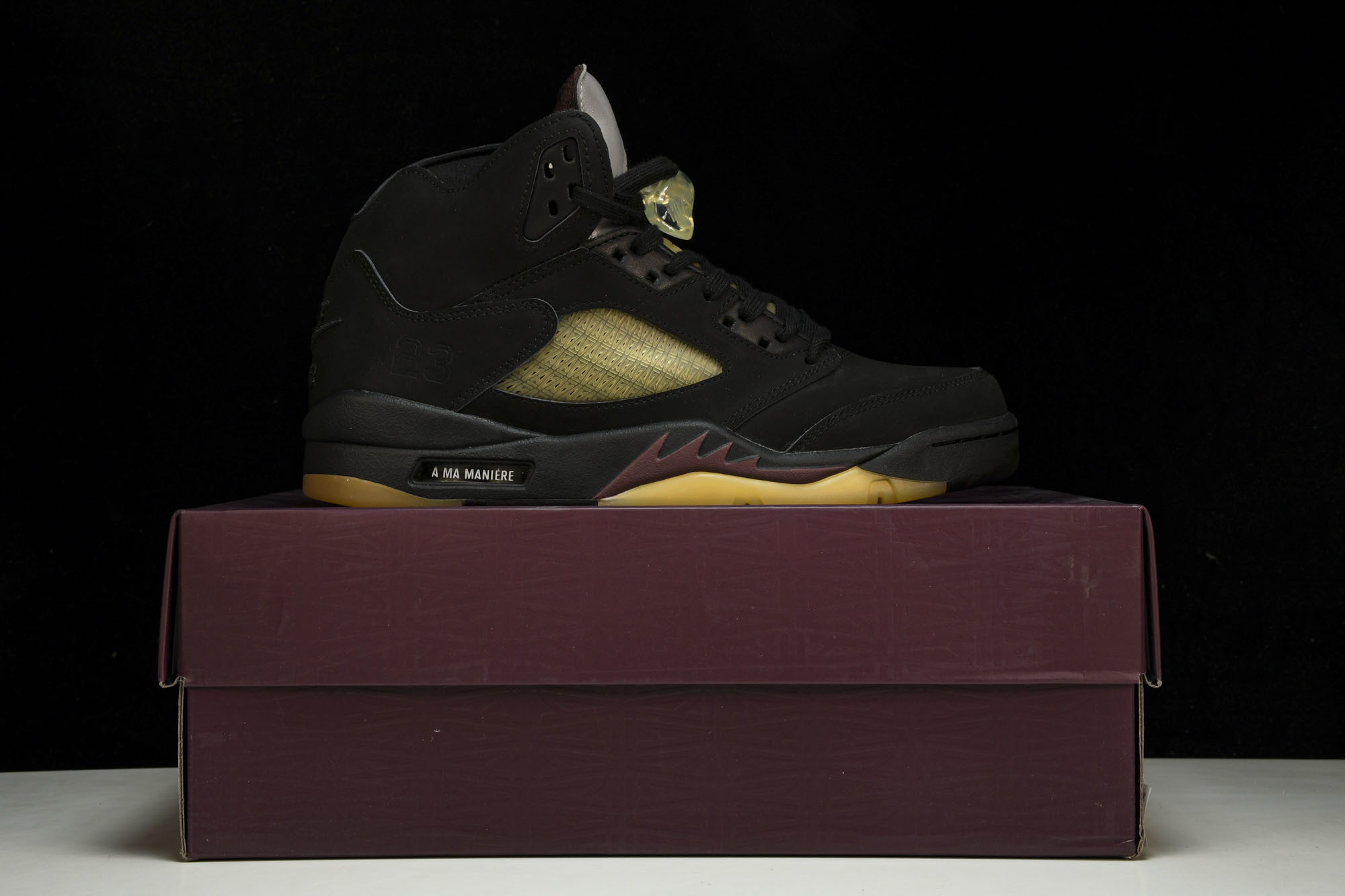 纯原A Ma Maniére x Air Jordan 5 “Black”黑红 FD1330-001 #