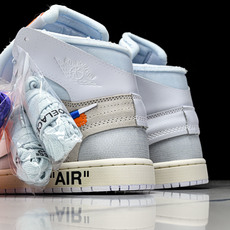 纯原Off White x Air Jordan OW AJ1 乔1联名白 高帮篮球鞋 AA3834-1 纯原Off White x Air Jordan OW AJ1 乔1联名白 高帮篮球鞋 AA3834-1
