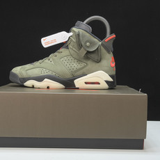 纯原Air Jordan 6 AJ6 Travis Scott TS 夜光军绿 鬼脸 CN1084-20 纯原Air Jordan 6 AJ6 Travis Scott TS 夜光军绿 鬼脸 CN1084-20