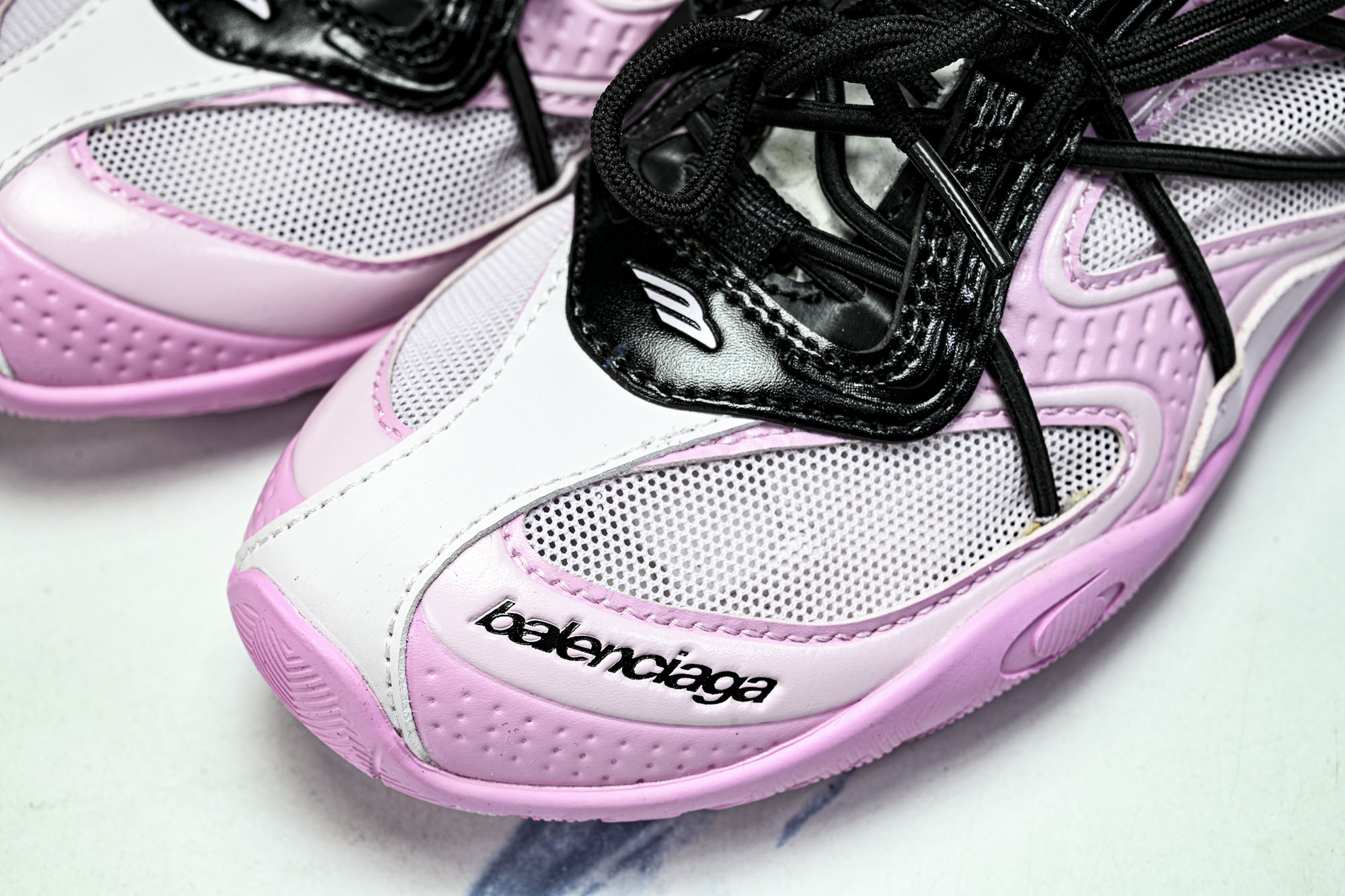 纯原 Balenciaga Radar Slip-On 巴黎世家 圆头系带生活休闲鞋 WSTBL5010