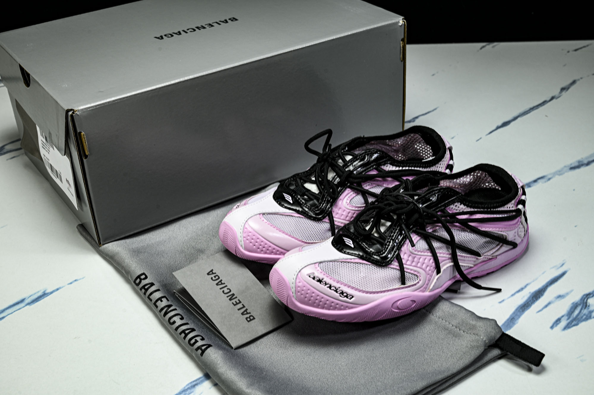 纯原 Balenciaga Radar Slip-On 巴黎世家 圆头系带生活休闲鞋 WSTBL5010