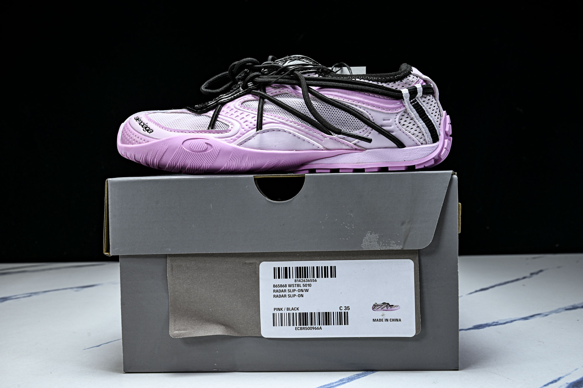纯原 Balenciaga Radar Slip-On 巴黎世家 圆头系带生活休闲鞋 WSTBL5010