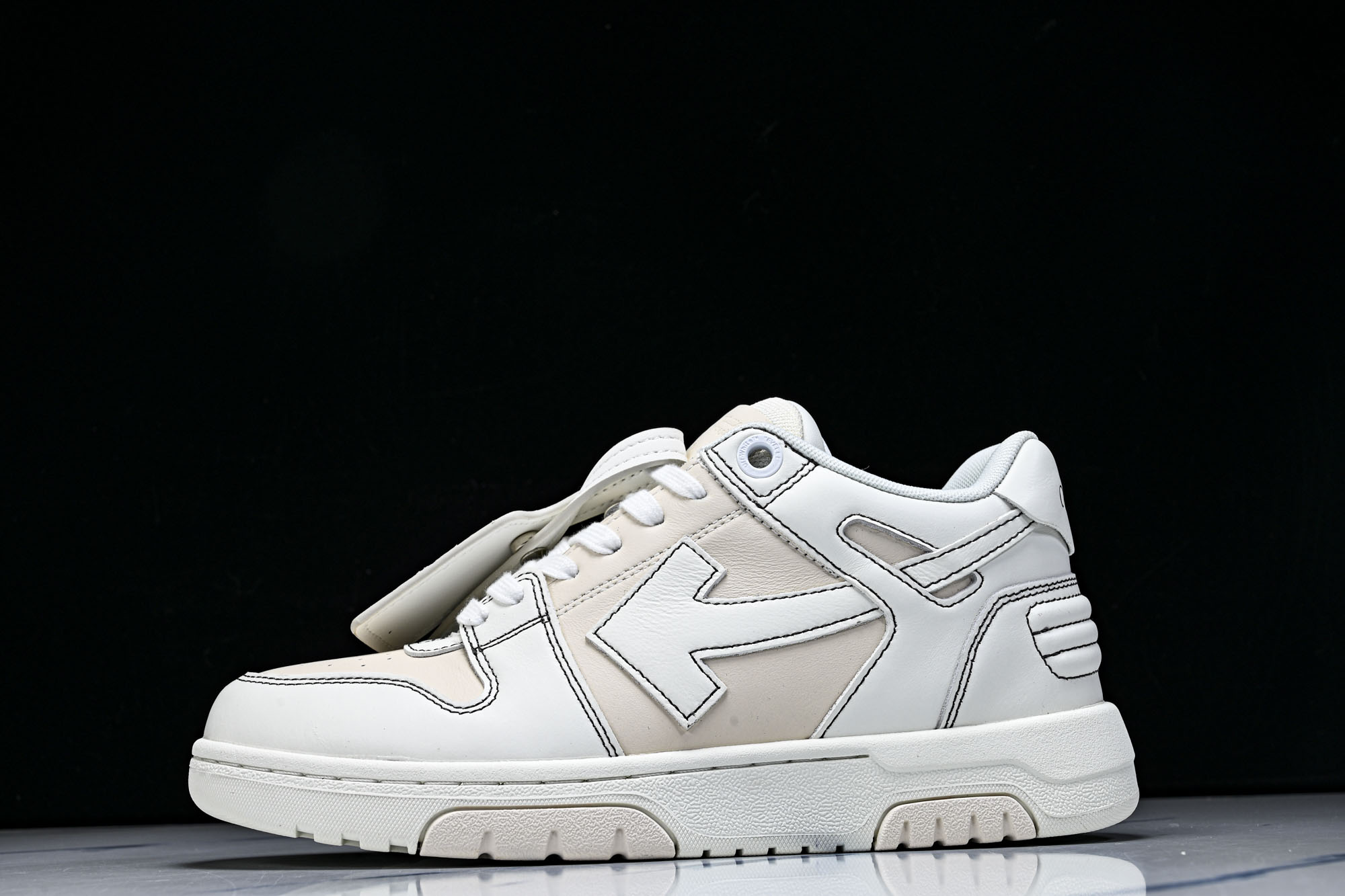 纯原 OFF-WHITE Out Of Office 箭头板鞋 小牛鞋休闲运动鞋_3 #YZ002✦全新