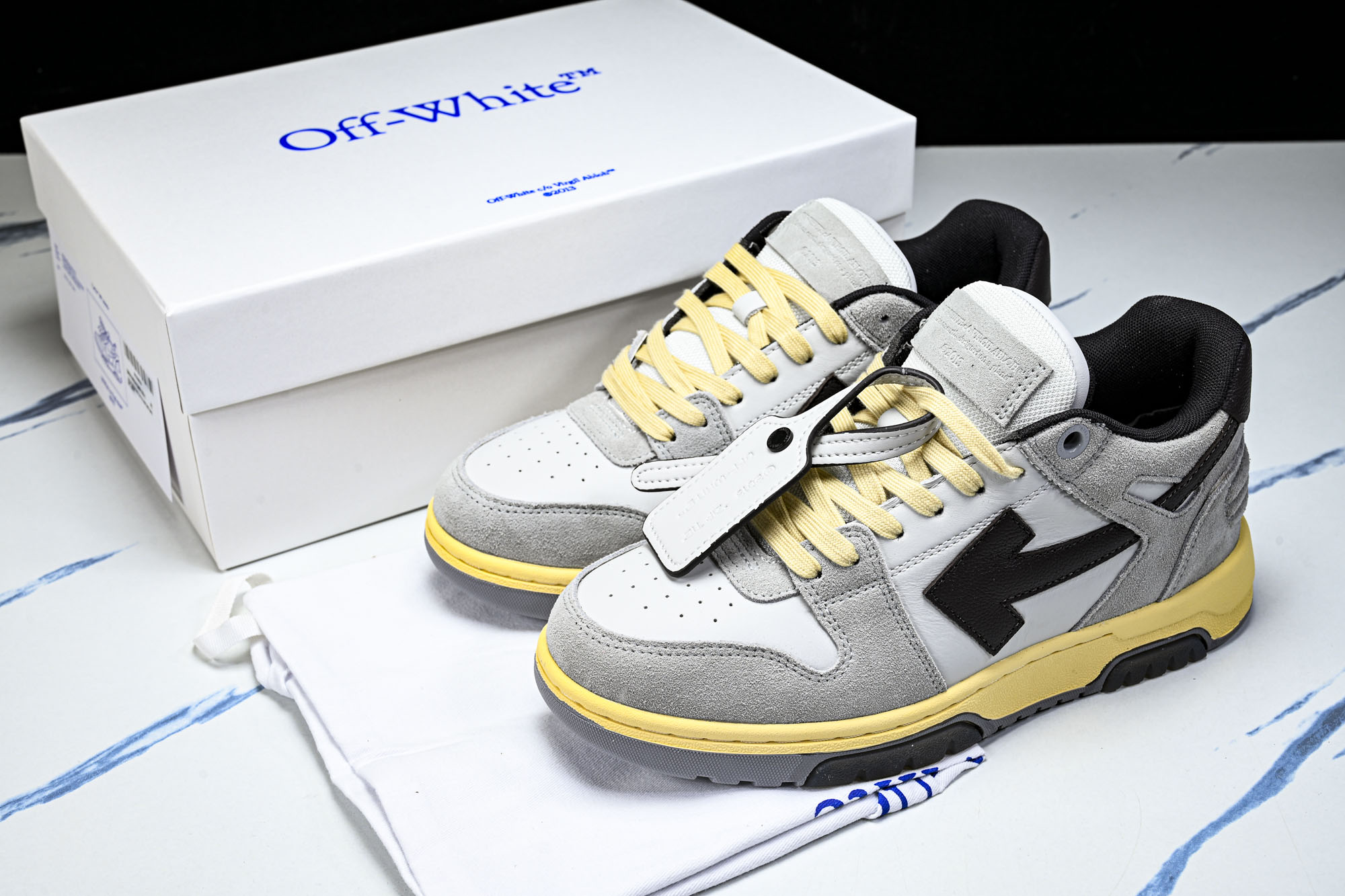 纯原 OFF-WHITE Out Of Office 箭头板鞋 小牛鞋休闲运动鞋_4 #YZ002✦全新