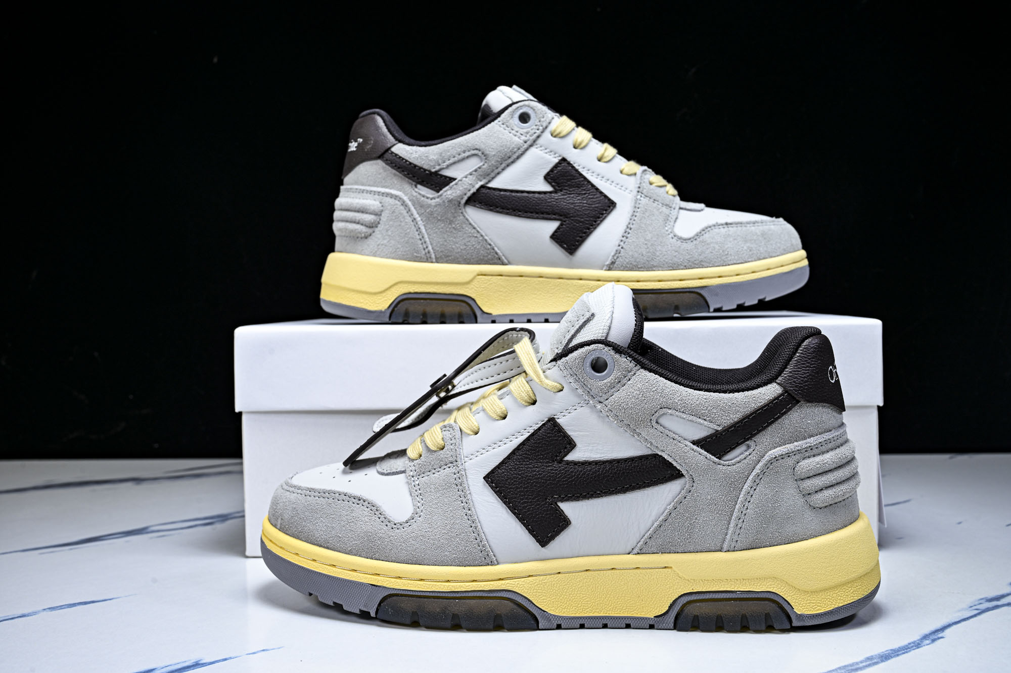 纯原 OFF-WHITE Out Of Office 箭头板鞋 小牛鞋休闲运动鞋_4 #YZ002✦全新