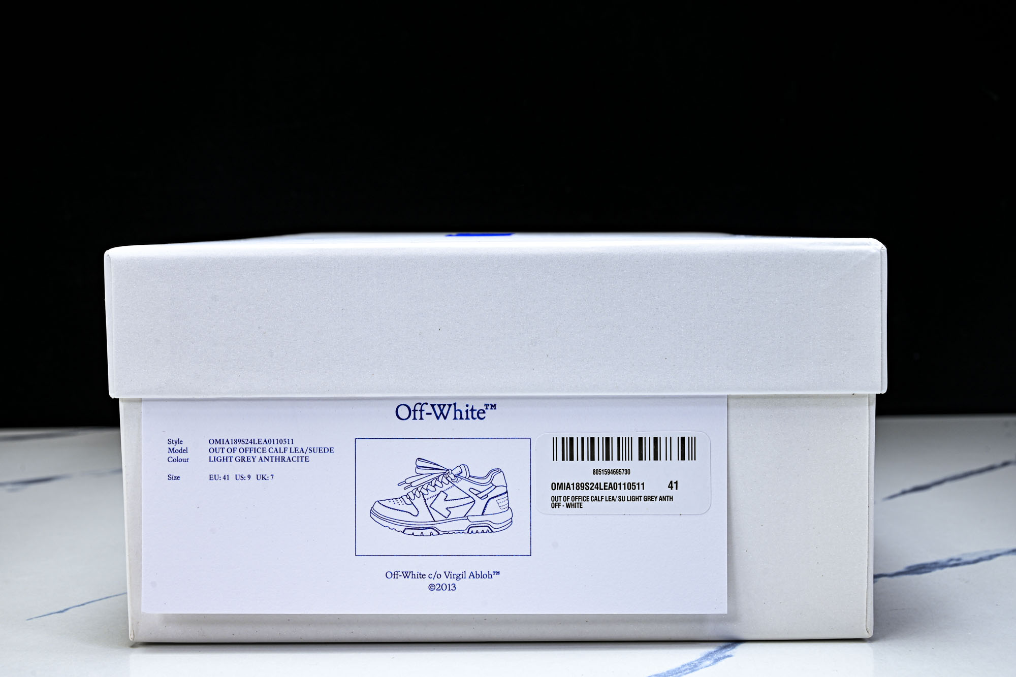 纯原 OFF-WHITE Out Of Office 箭头板鞋 小牛鞋休闲运动鞋_4 #YZ002✦全新