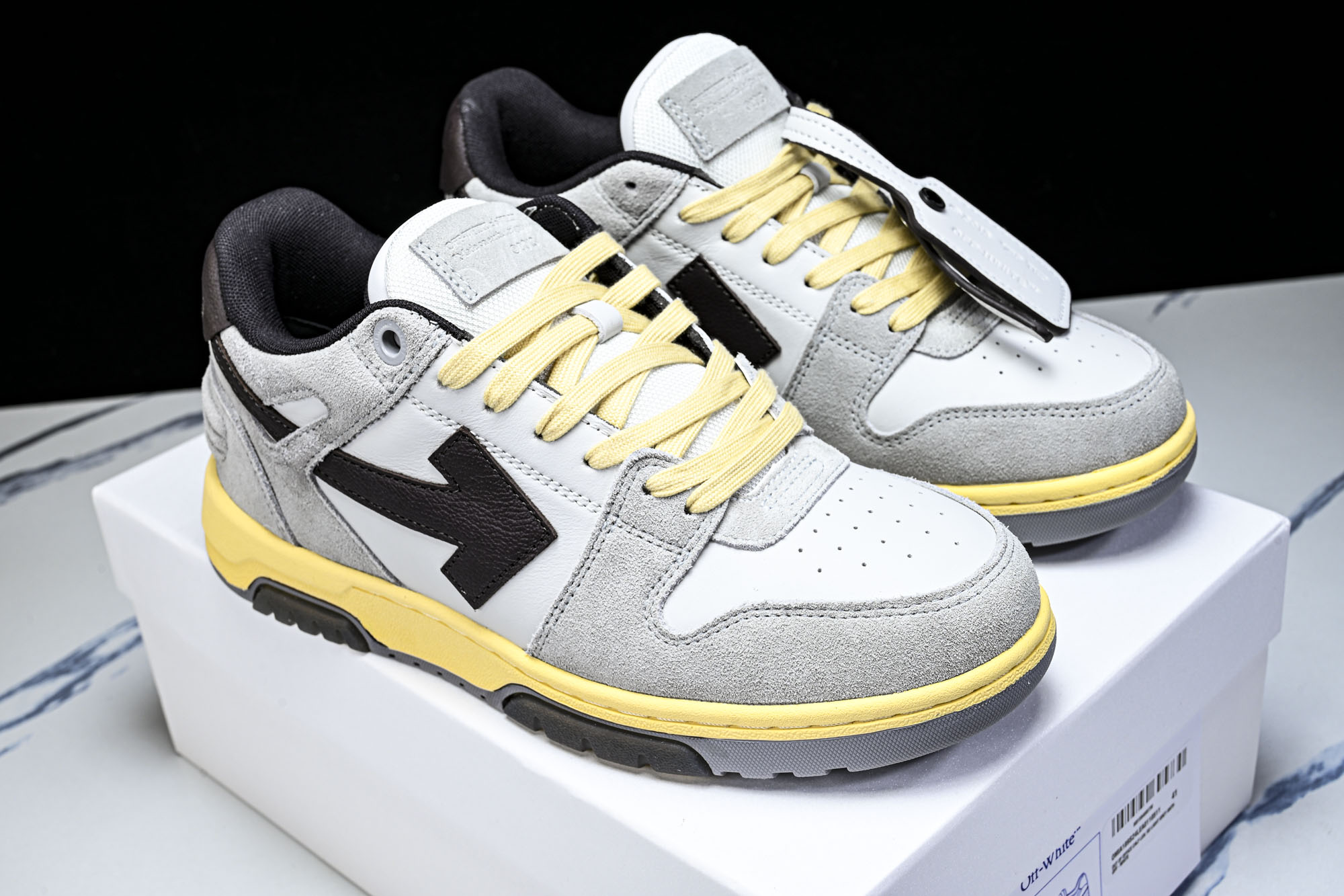 纯原 OFF-WHITE Out Of Office 箭头板鞋 小牛鞋休闲运动鞋_4 #YZ002✦全新