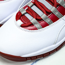 纯原 Air Jordan 10 Retro _Red Steel_ AJ10 乔10白红 -161 # 纯原 Air Jordan 10 Retro _Red Steel_ AJ10 乔10白红 -161 #