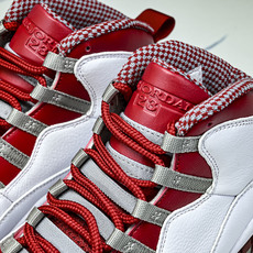 纯原 Air Jordan 10 Retro _Red Steel_ AJ10 乔10白红 -161 # 纯原 Air Jordan 10 Retro _Red Steel_ AJ10 乔10白红 -161 #