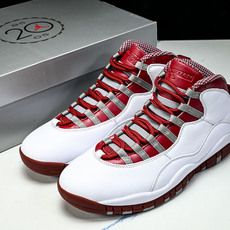 纯原 Air Jordan 10 Retro _Red Steel_ AJ10 乔10白红 -161 # 纯原 Air Jordan 10 Retro _Red Steel_ AJ10 乔10白红 -161 #