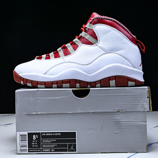 纯原 Air Jordan 10 Retro _Red Steel_ AJ10 乔10白红 -161 # 纯原 Air Jordan 10 Retro _Red Steel_ AJ10 乔10白红 -161 #