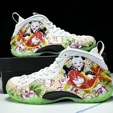 纯原 Nike Foamposite 喷2.0 中帮复古篮球鞋 IR2078-100 #YZ00240 纯原 Nike Foamposite 喷2.0 中帮复古篮球鞋 IR2078-100 #YZ00240