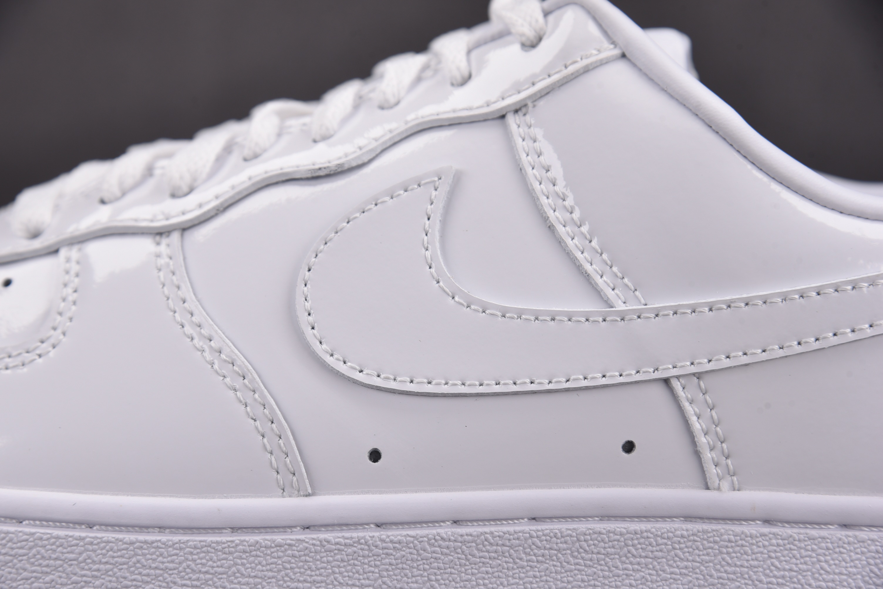 NK Air Force 1 Low '07 Premium White Patent 白漆皮 IV28