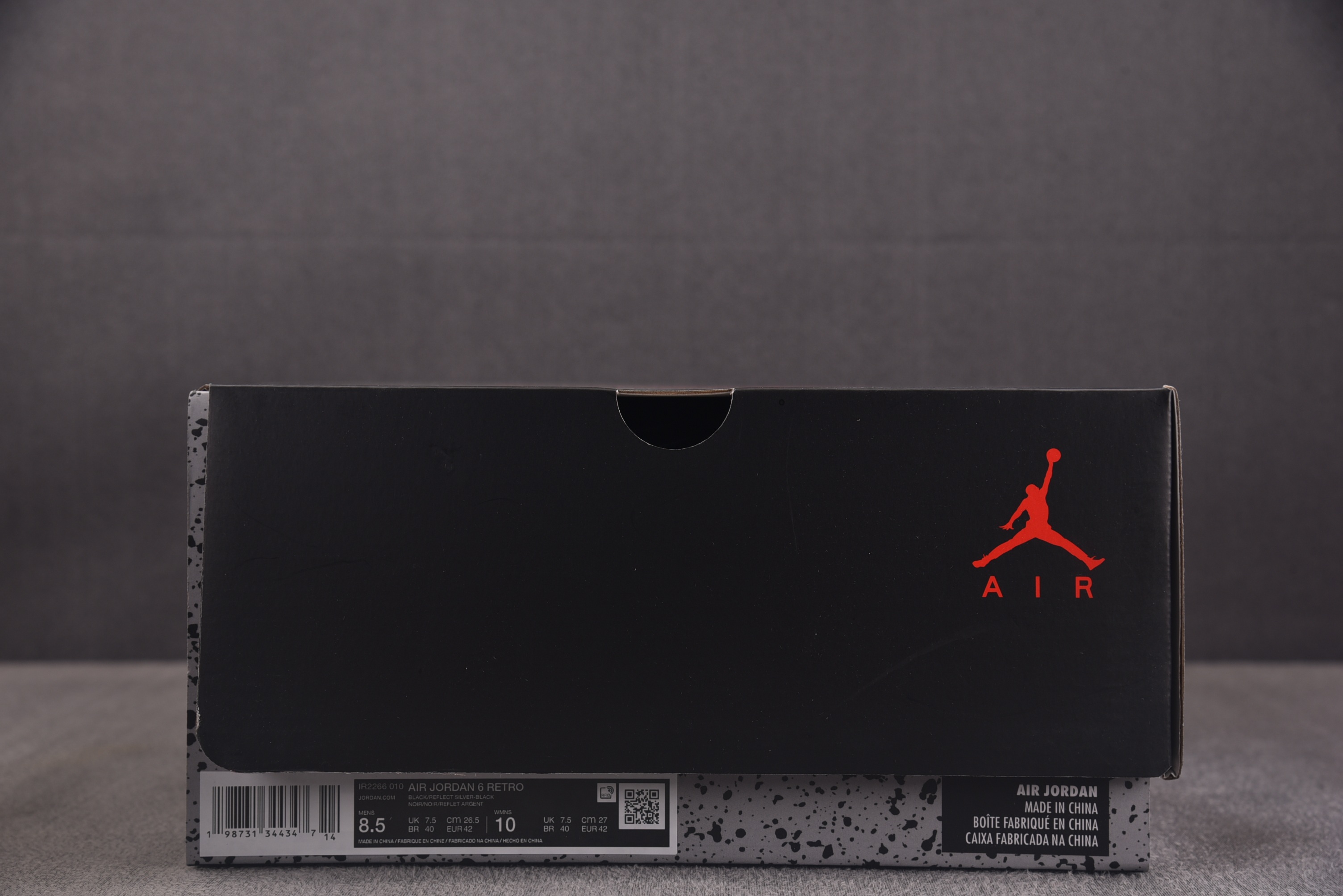 Air Jordan 6 Retro Cap and Gown 黑色 IR2266-010  #YZ01