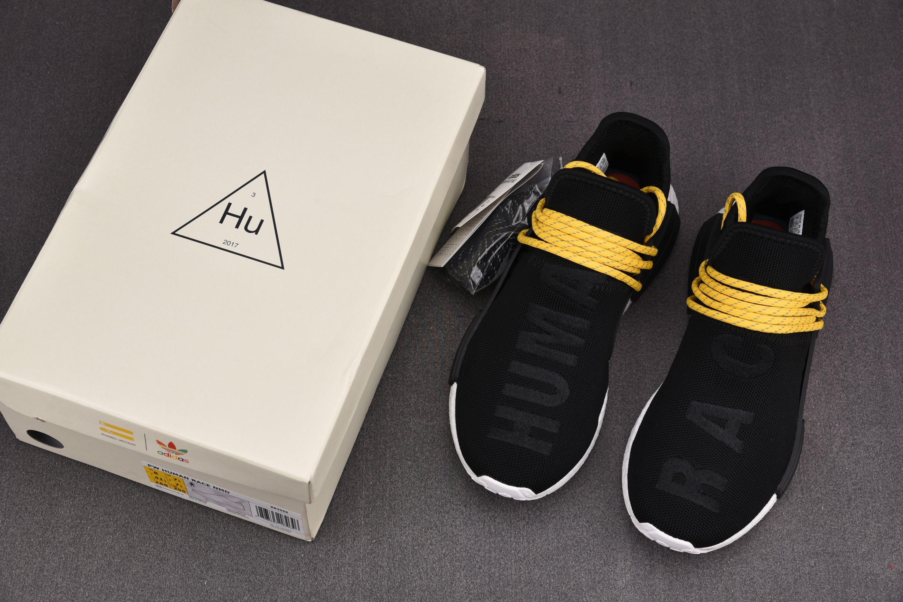 纯原 Pharrell x Ad HU NMD Human Species 'Black' 菲董联名 黑 BB3068 