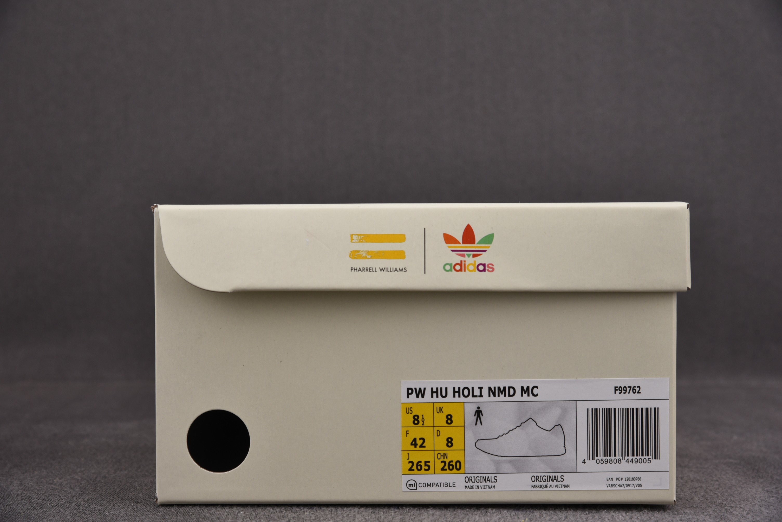 纯原 Pharrell x ad NMD Hu 菲董联名 金黄 F99762 尺寸:40 40.5 41 42 42.5 纯原 Pharrell x ad NMD Hu 菲董联名 金黄 F99762 尺寸:40 40.5 41 42 42.5