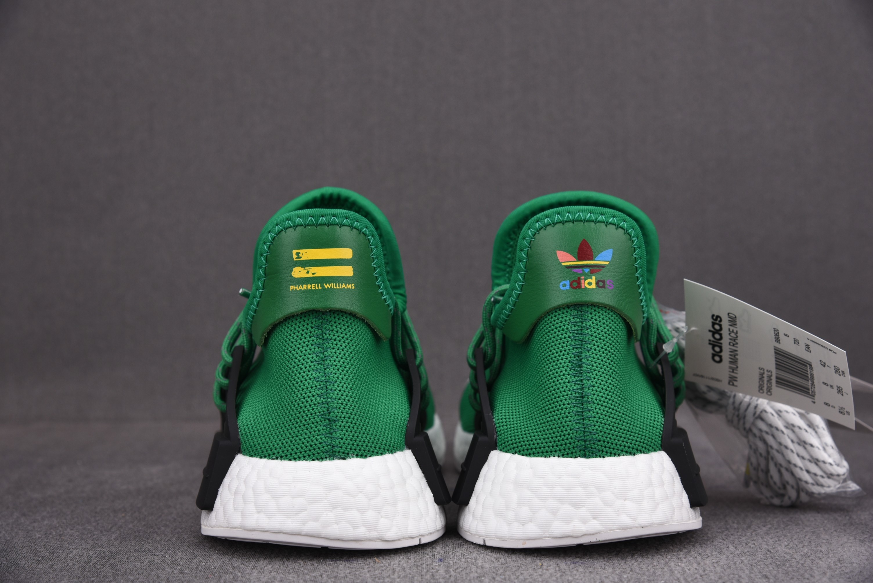 纯原 Pharrell x adidas NMD Human Race 菲董联名 绿 白绿 BB0620 尺寸:40 4 纯原 Pharrell x adidas NMD Human Race 菲董联名 绿 白绿 BB0620 尺寸:40 4