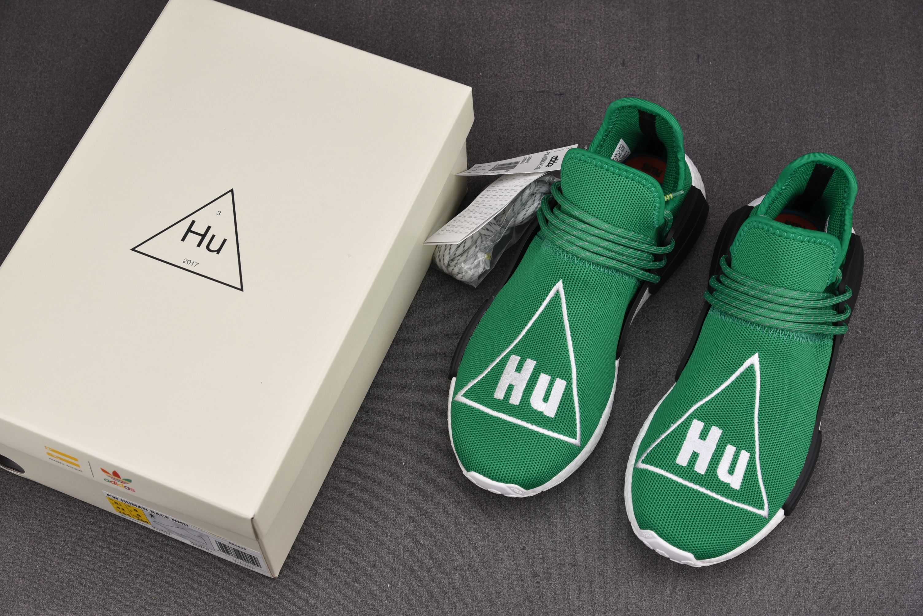 纯原 Pharrell x adidas NMD Human Race 菲董联名 绿 白绿 BB0620 尺寸:40 4 纯原 Pharrell x adidas NMD Human Race 菲董联名 绿 白绿 BB0620 尺寸:40 4