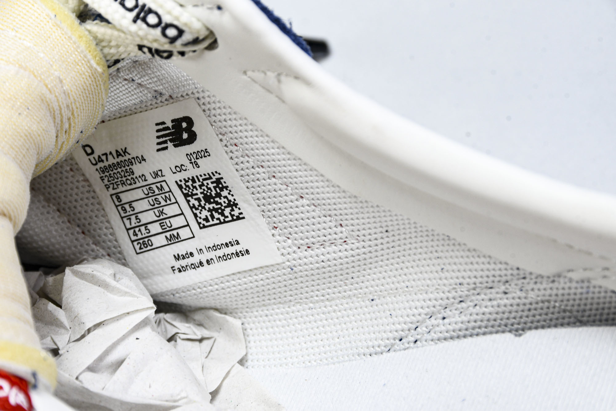 特价 New Balance NB471系列织物牛剖层革生活休闲鞋 U471AK30 尺寸 36 36.5 37.5 3