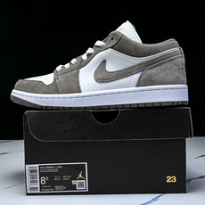 Air Jordan 1 Low AJ1 乔1白灰色 低帮复古文化篮球鞋 -046 码数35.5 36 36.5 37. Air Jordan 1 Low AJ1 乔1白灰色 低帮复古文化篮球鞋 -046 码数35.5 36 36.5 37.