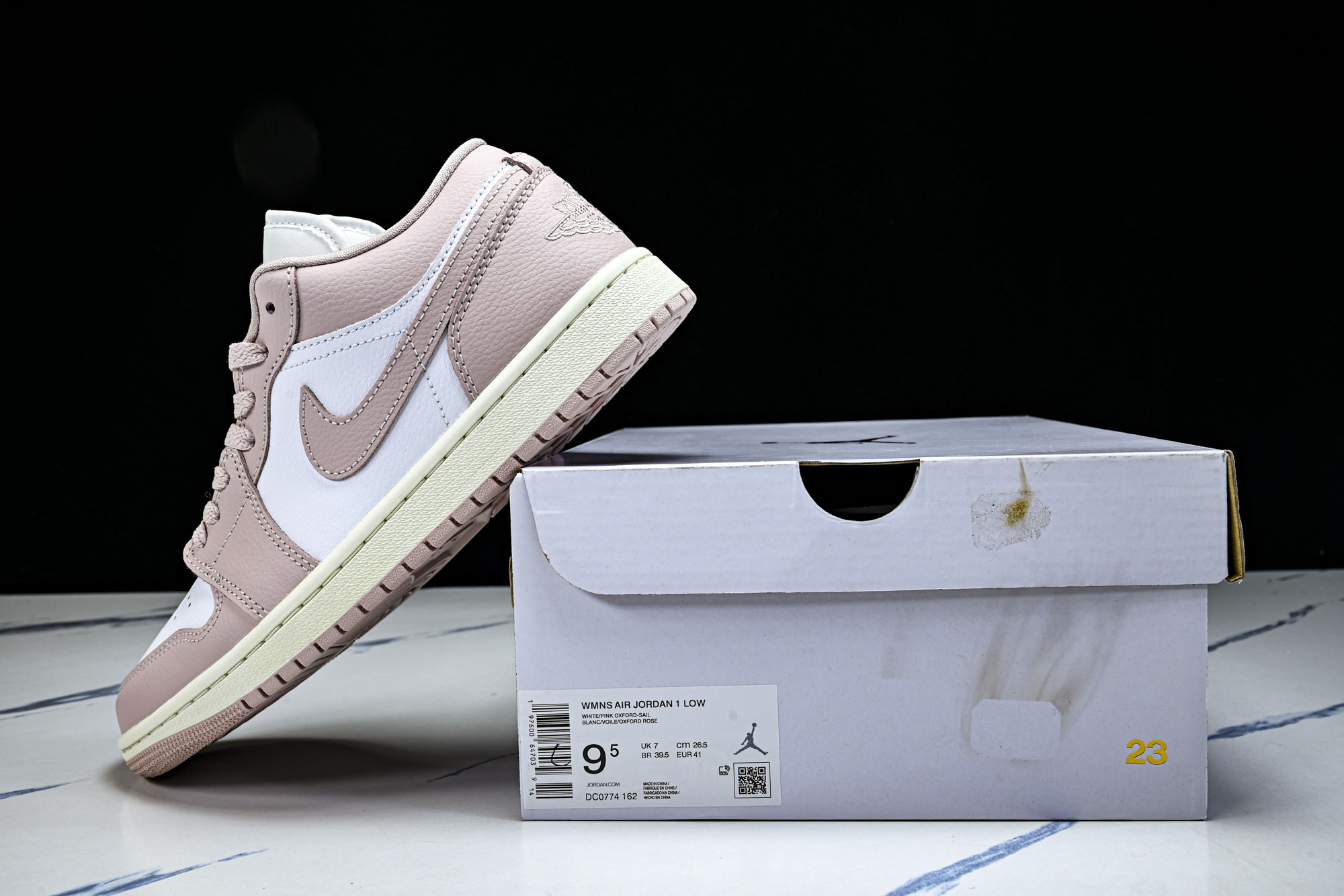 Air Jordan 1 Low AJ1 乔1白粉色 低帮复古文化篮球鞋 DC0774-162 码数 35.5 36 3 Air Jordan 1 Low AJ1 乔1白粉色 低帮复古文化篮球鞋 DC0774-162 码数 35.5 36 3