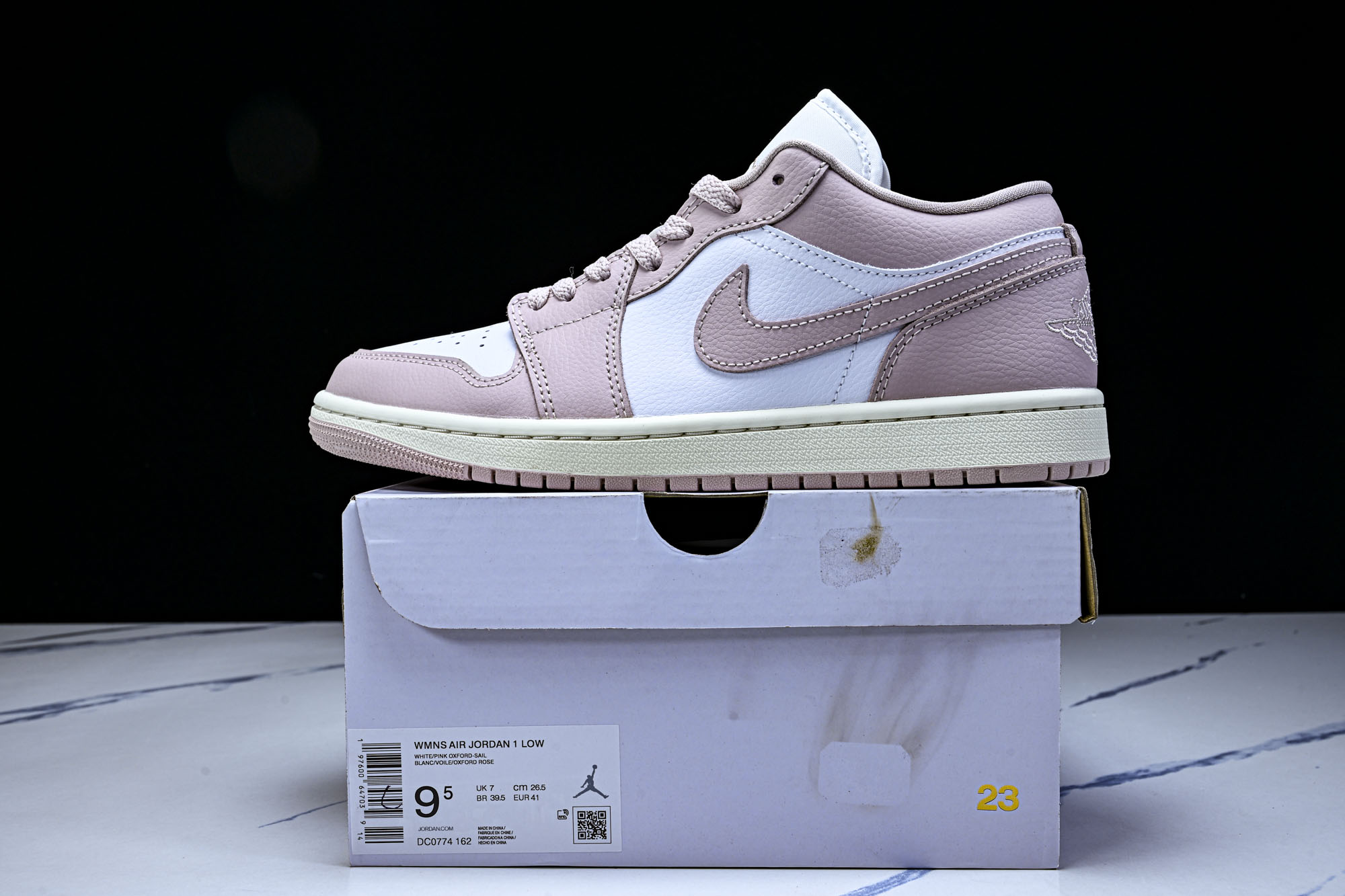 Air Jordan 1 Low AJ1 乔1白粉色 低帮复古文化篮球鞋 DC0774-162 码数 35.5 36 3 Air Jordan 1 Low AJ1 乔1白粉色 低帮复古文化篮球鞋 DC0774-162 码数 35.5 36 3