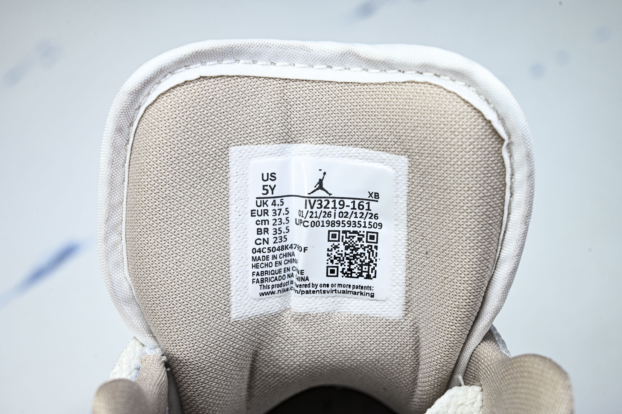 Air Jordan 1 Low AJ1 乔1白粉蓝 低帮复古文化篮球鞋 IV3219-161 尺码 35.5 36 3 Air Jordan 1 Low AJ1 乔1白粉蓝 低帮复古文化篮球鞋 IV3219-161 尺码 35.5 36 3
