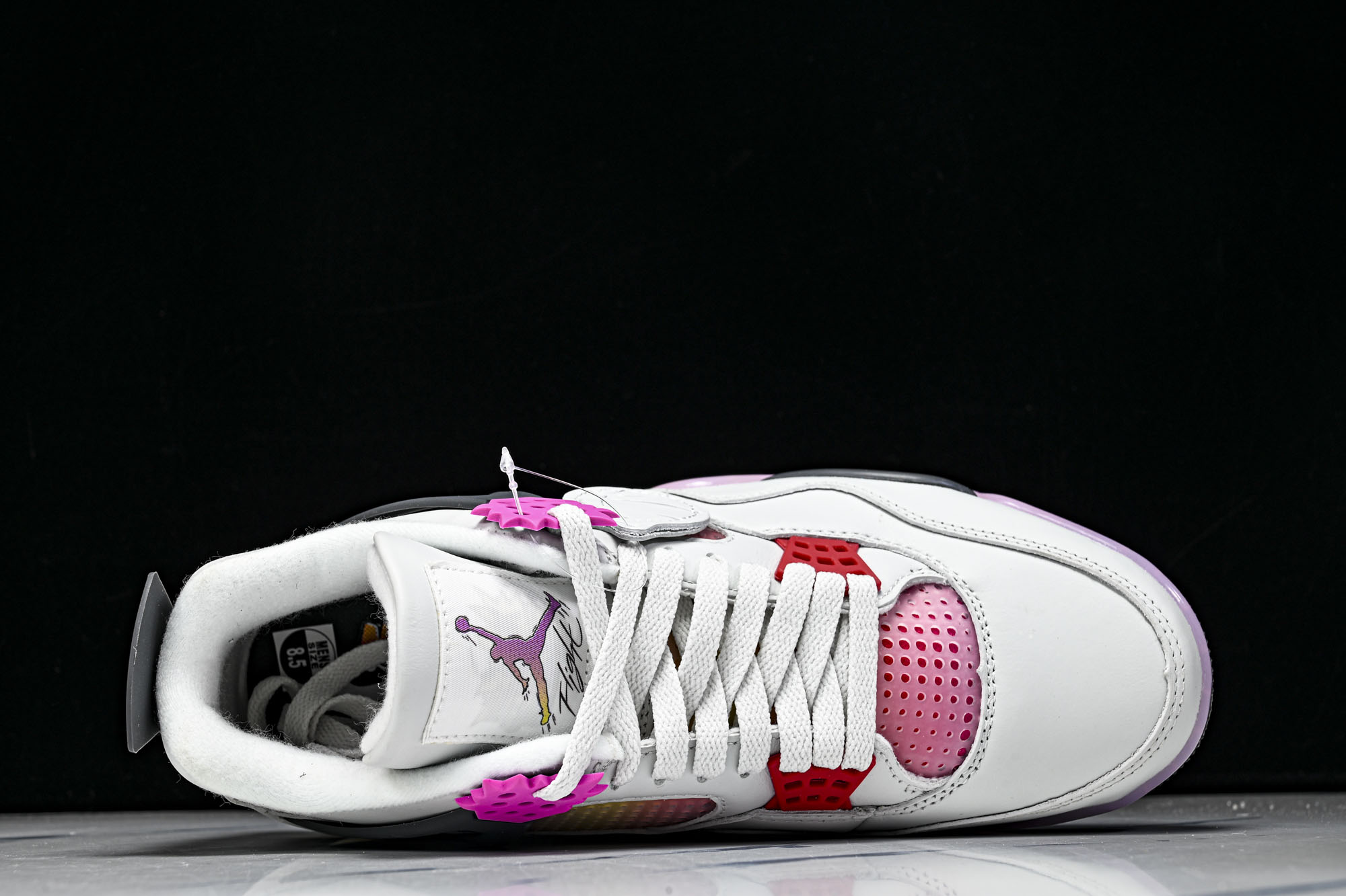 Air Jordan 4 AJ4 黑橙粉红男鞋篮球鞋JA1135 100 尺码40 40.5 41 42.5 43 44 Air Jordan 4 AJ4 黑橙粉红男鞋篮球鞋JA1135 100 尺码40 40.5 41 42.5 43 44