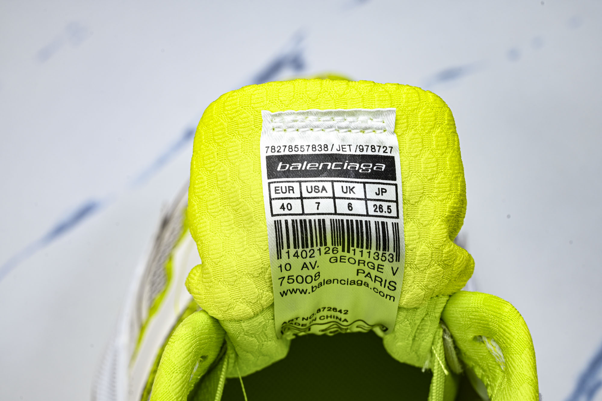 Balenciaga Jet 巴黎世家压纹印花圆头厚底低帮老爹鞋 WMRTN9197 尺寸 35 36 37 38 39 Balenciaga Jet 巴黎世家压纹印花圆头厚底低帮老爹鞋 WMRTN9197 尺寸 35 36 37 38 39