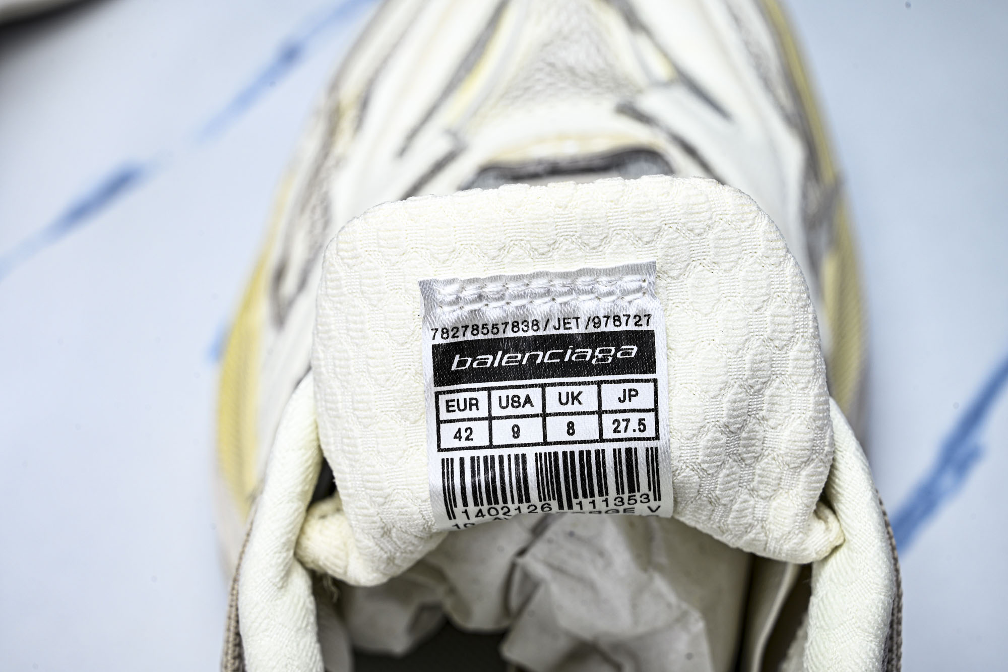 Balenciaga Jet 巴黎世家压纹印花圆头厚底低帮老爹鞋WMRTN-9191 尺寸 35 36 37 38 39 Balenciaga Jet 巴黎世家压纹印花圆头厚底低帮老爹鞋WMRTN-9191 尺寸 35 36 37 38 39