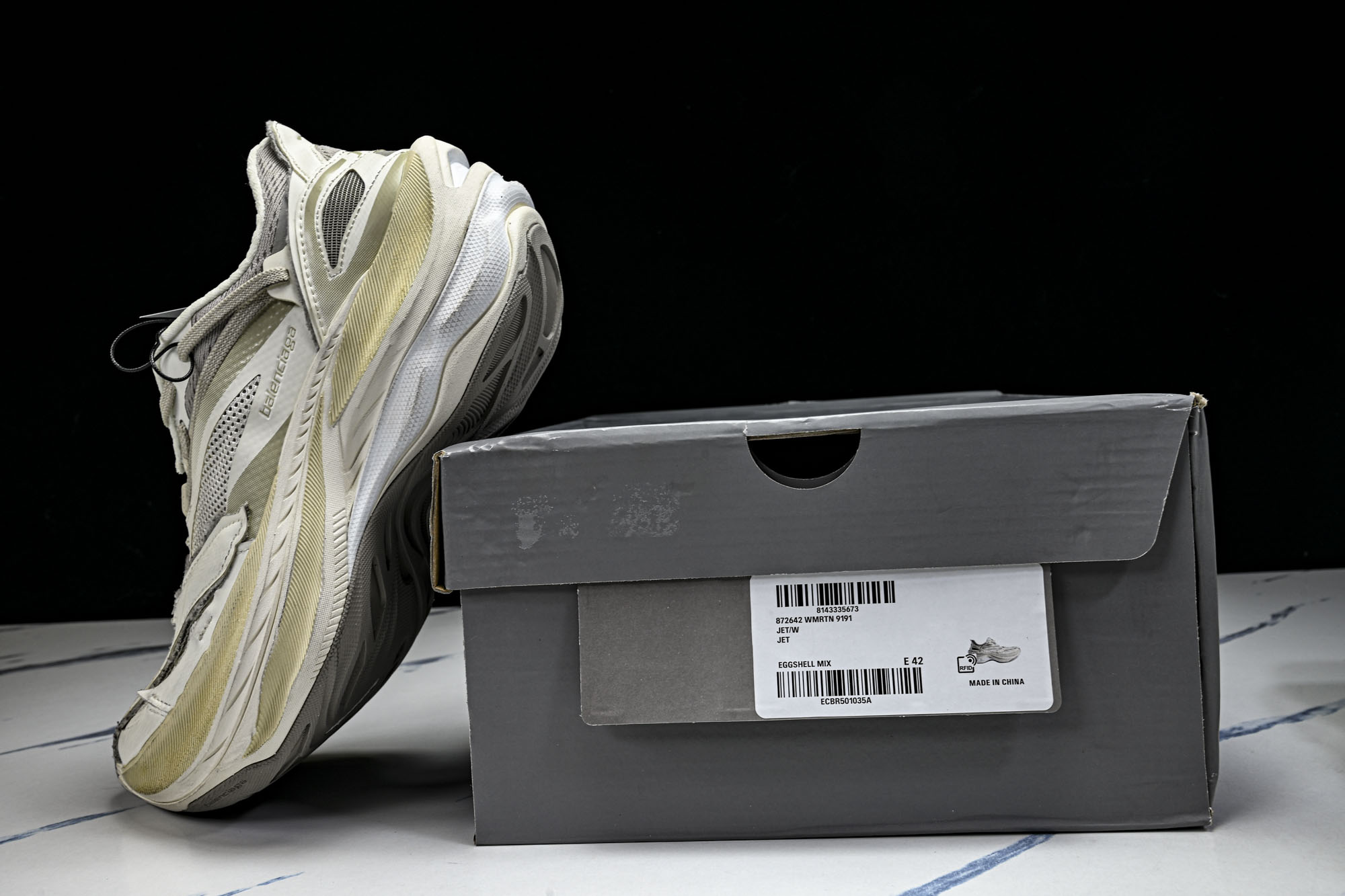 Balenciaga Jet 巴黎世家压纹印花圆头厚底低帮老爹鞋WMRTN-9191 尺寸 35 36 37 38 39 Balenciaga Jet 巴黎世家压纹印花圆头厚底低帮老爹鞋WMRTN-9191 尺寸 35 36 37 38 39