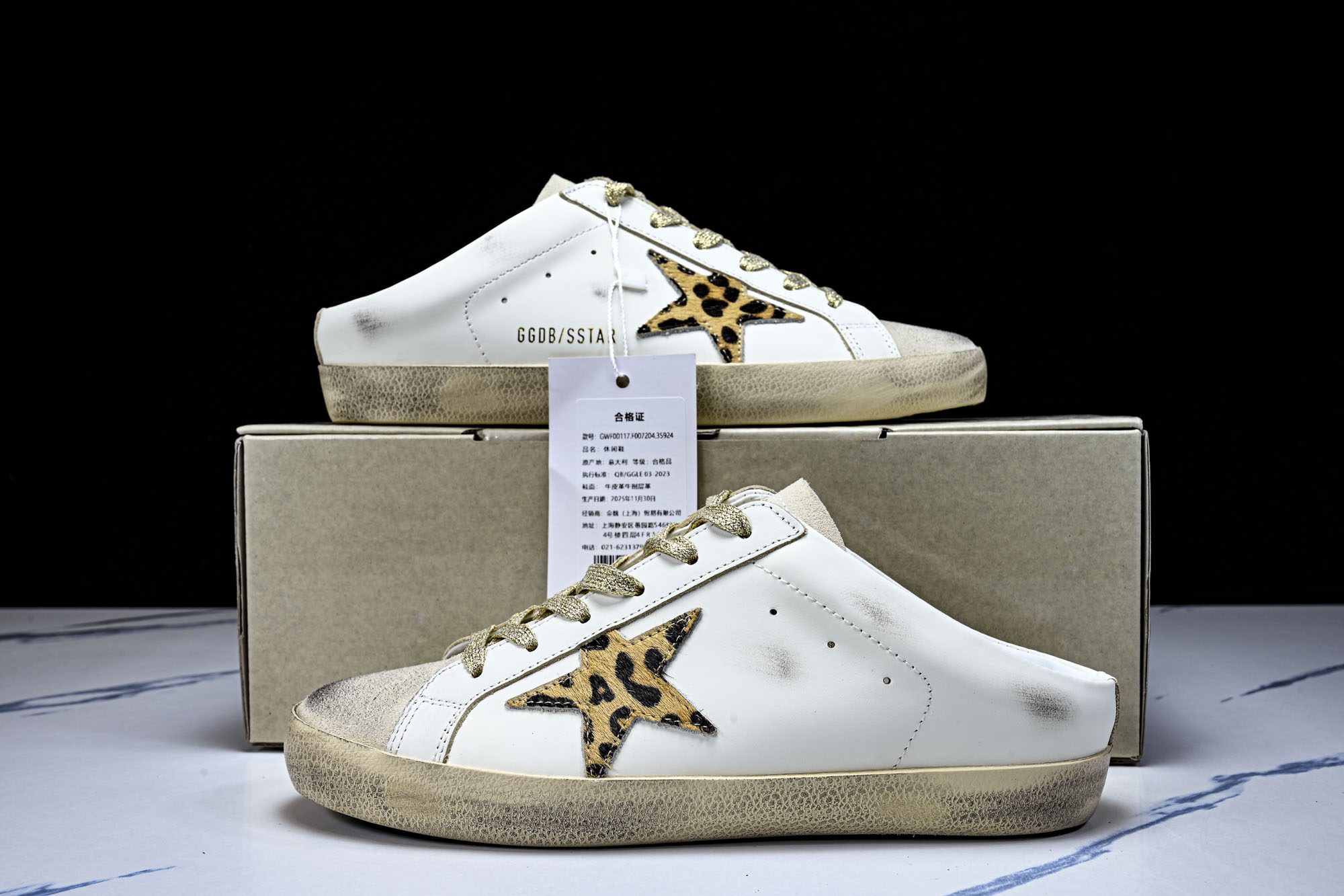 GGDB Golden Goose Super Star 低帮休闲板鞋 包头半拖鞋 小脏鞋 006 GGDB Golde GGDB Golden Goose Super Star 低帮休闲板鞋 包头半拖鞋 小脏鞋 006 GGDB Golde
