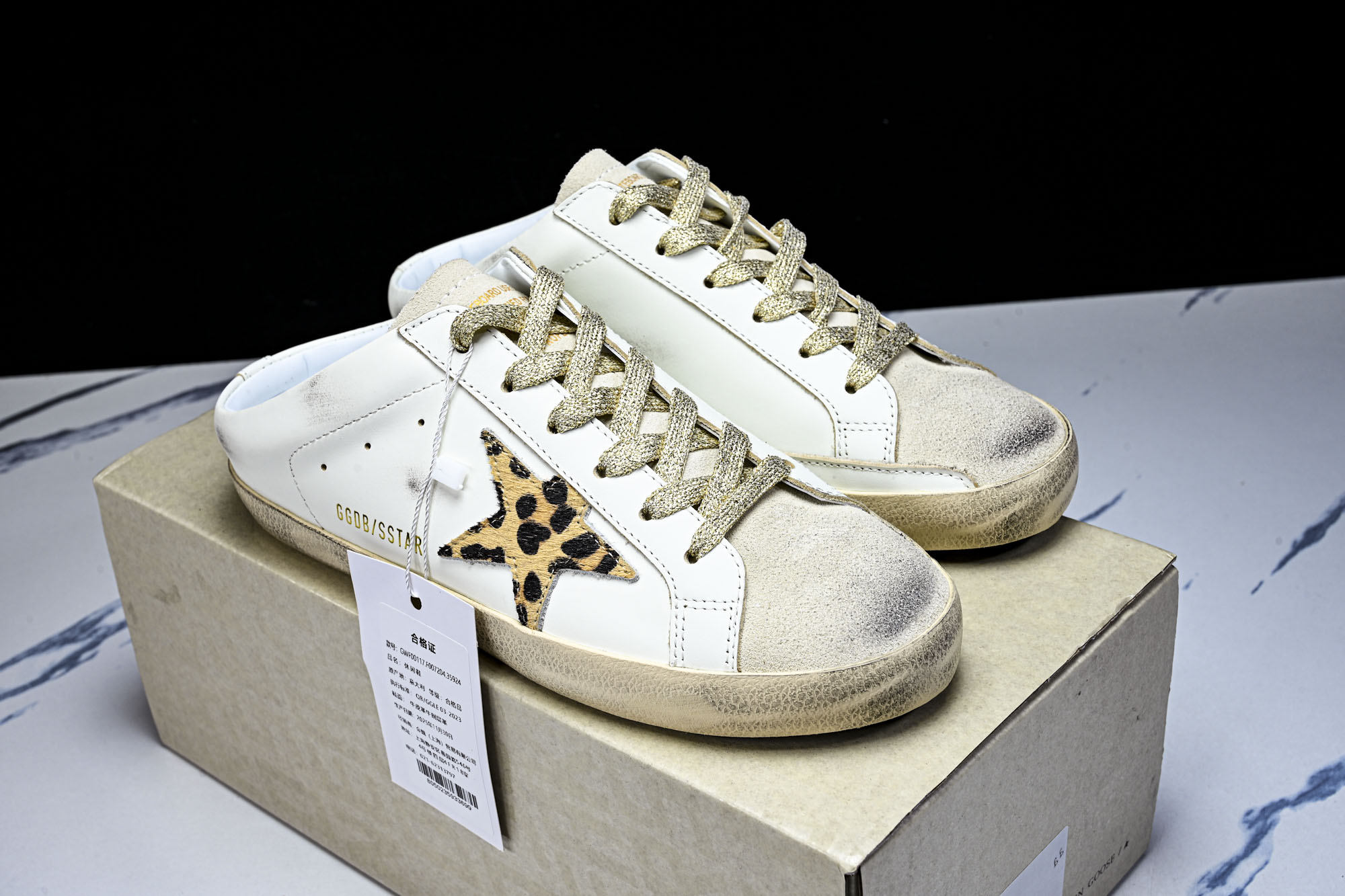 GGDB Golden Goose Super Star 低帮休闲板鞋 包头半拖鞋 小脏鞋 006 GGDB Golde GGDB Golden Goose Super Star 低帮休闲板鞋 包头半拖鞋 小脏鞋 006 GGDB Golde