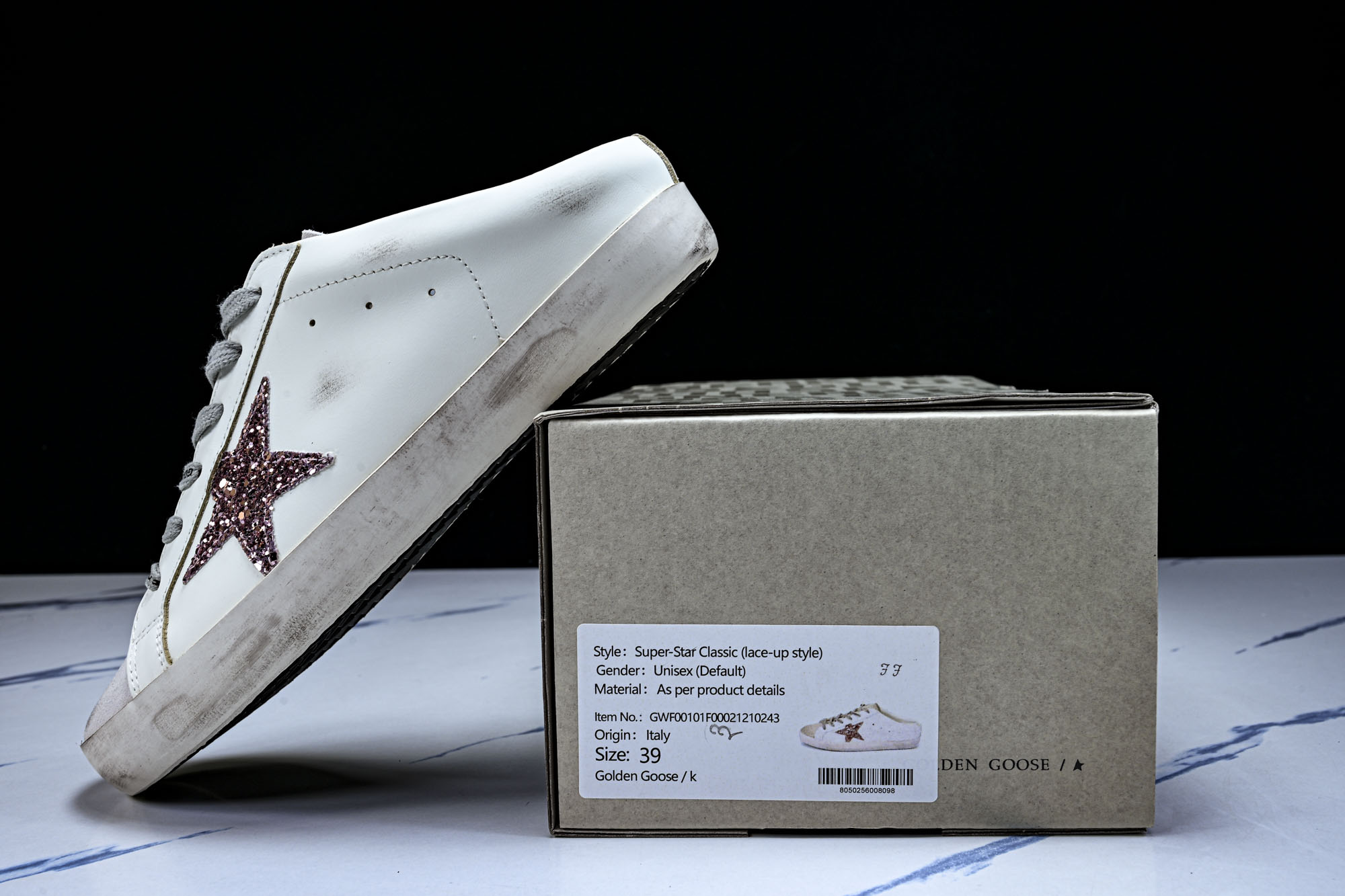 Golden Goose Super-Star Sabot 包头半拖鞋 小脏鞋006 GGDB Golden Goose Golden Goose Super-Star Sabot 包头半拖鞋 小脏鞋006 GGDB Golden Goose